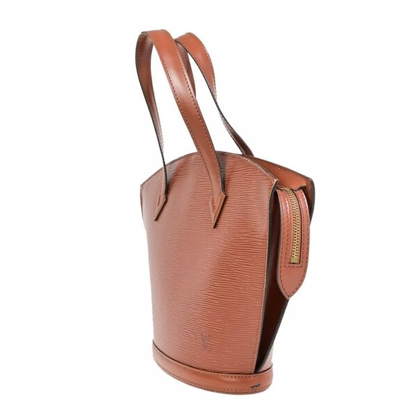 LOUIS VUITTON Logo Saint Jacques Hand Bag Epi Leather BN France - Picture 6 of 16